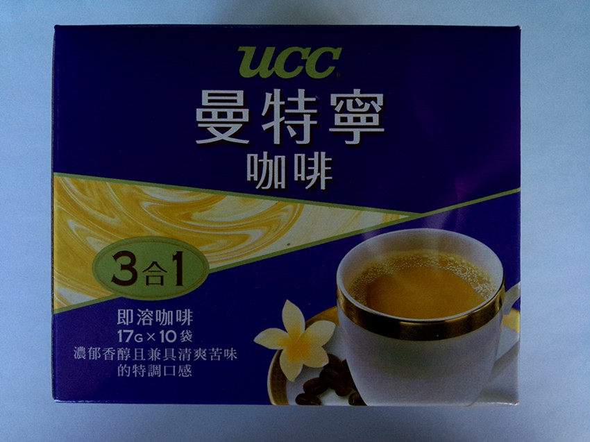UCC 曼特宁三合一即溶咖啡
