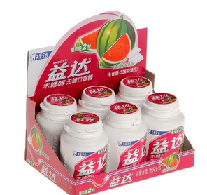 益达口香糖清爽西瓜味40粒瓶装