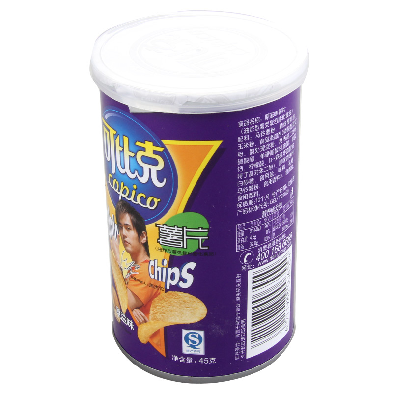 可比可可比克原滋味薯片