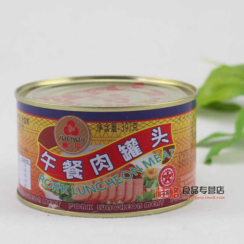 粤花午餐肉罐头