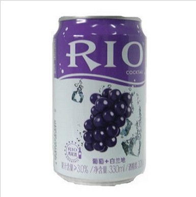 锐澳葡萄味白兰地鸡尾酒