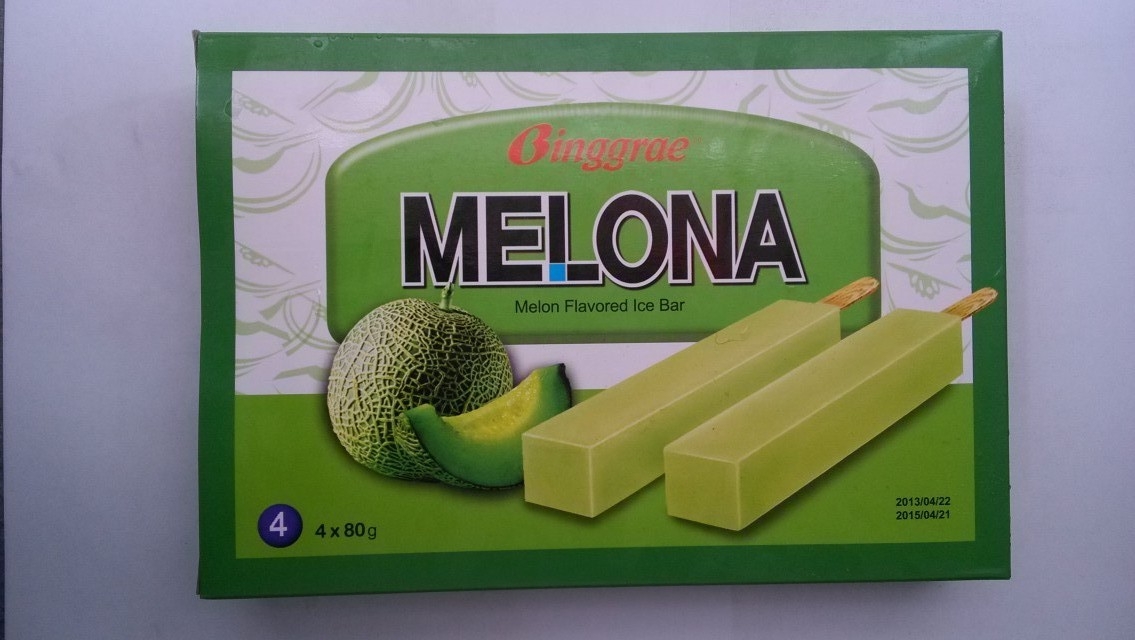 宾格瑞哈蜜瓜味雪糕