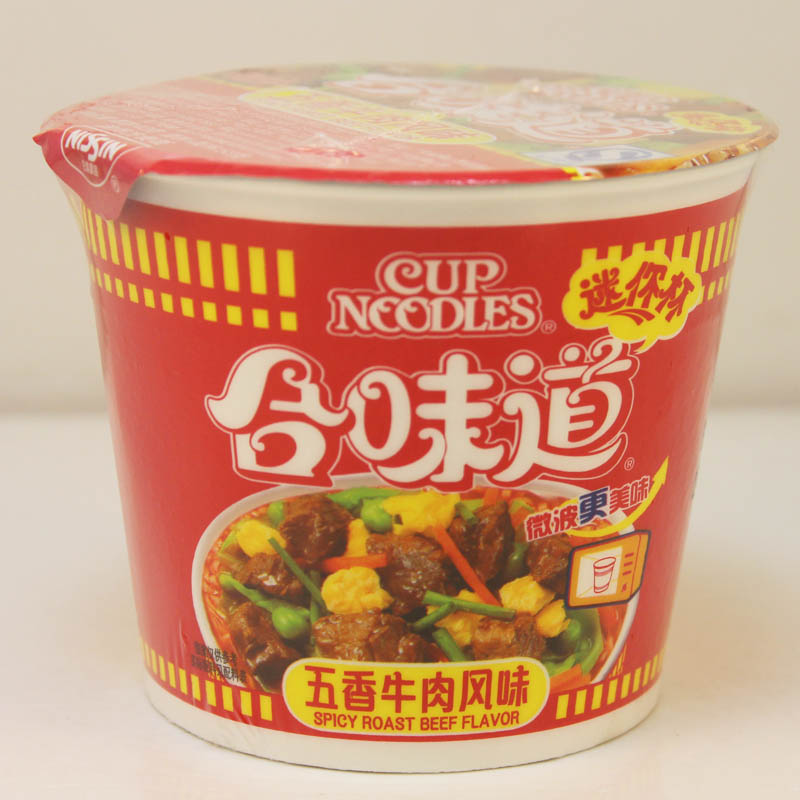 出前一丁合味道迷你杯面五香牛肉风味