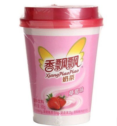香飘飘草莓味奶茶