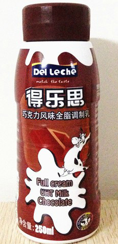 得乐思巧克力风味全脂调制乳