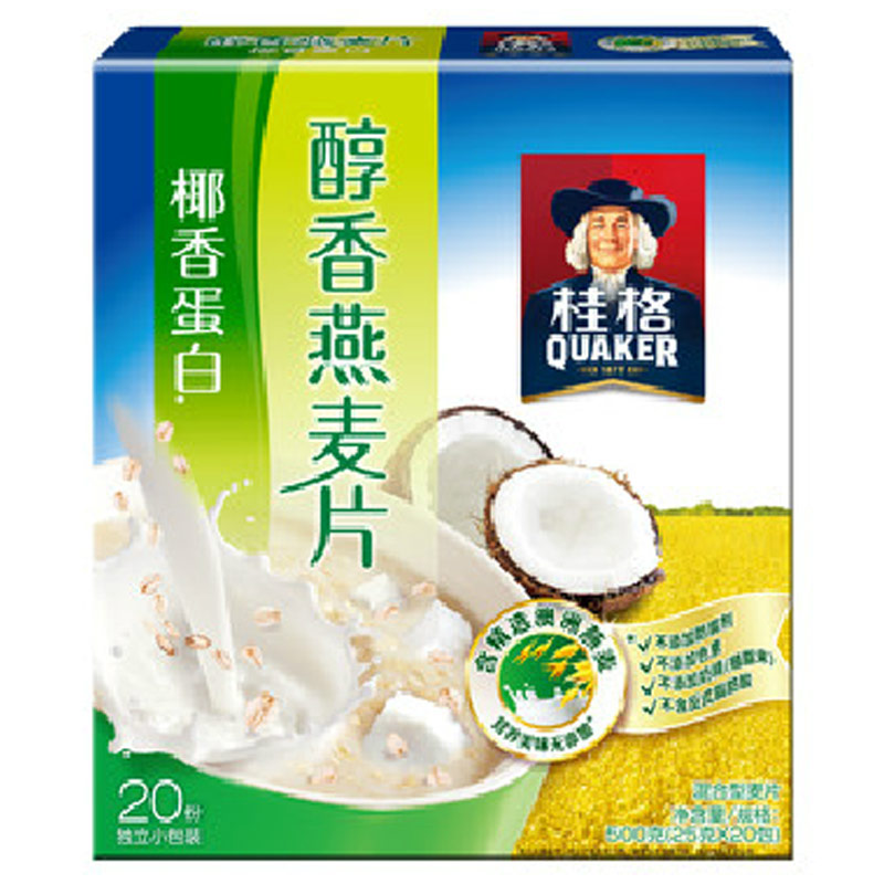 桂格醇香燕麦片椰香蛋白