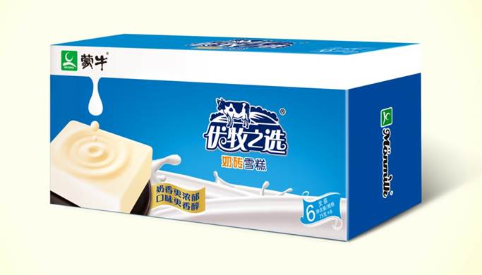 优牧之选奶砖雪糕