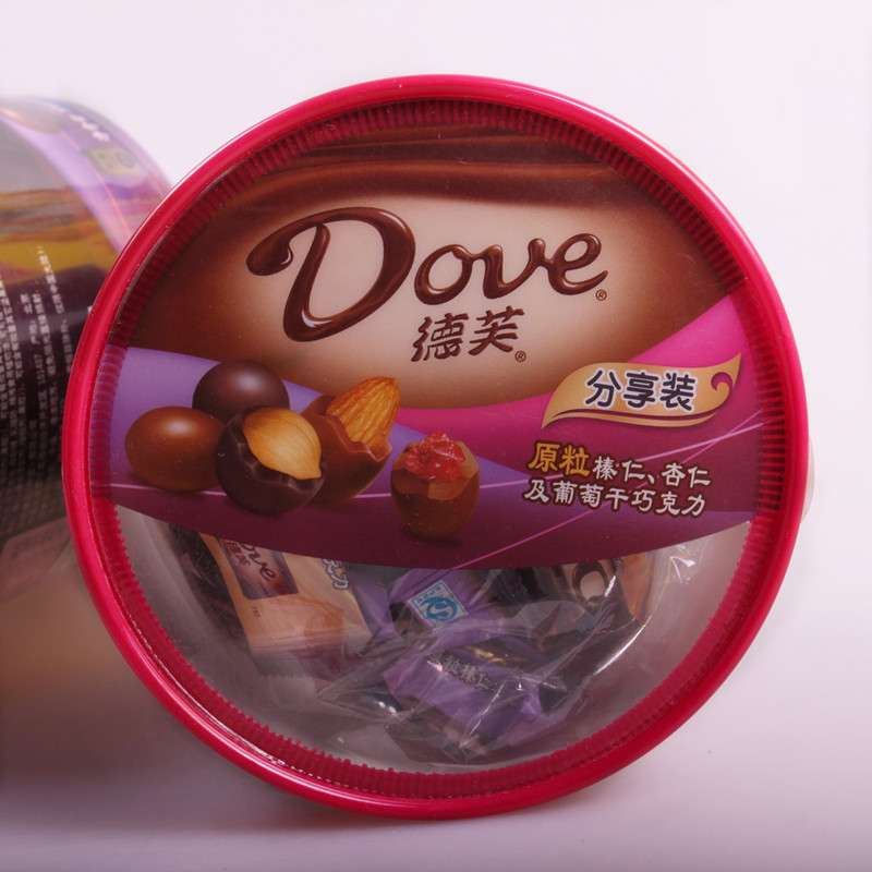 Dove/德芙德芙原粒混合口味巧克力138g