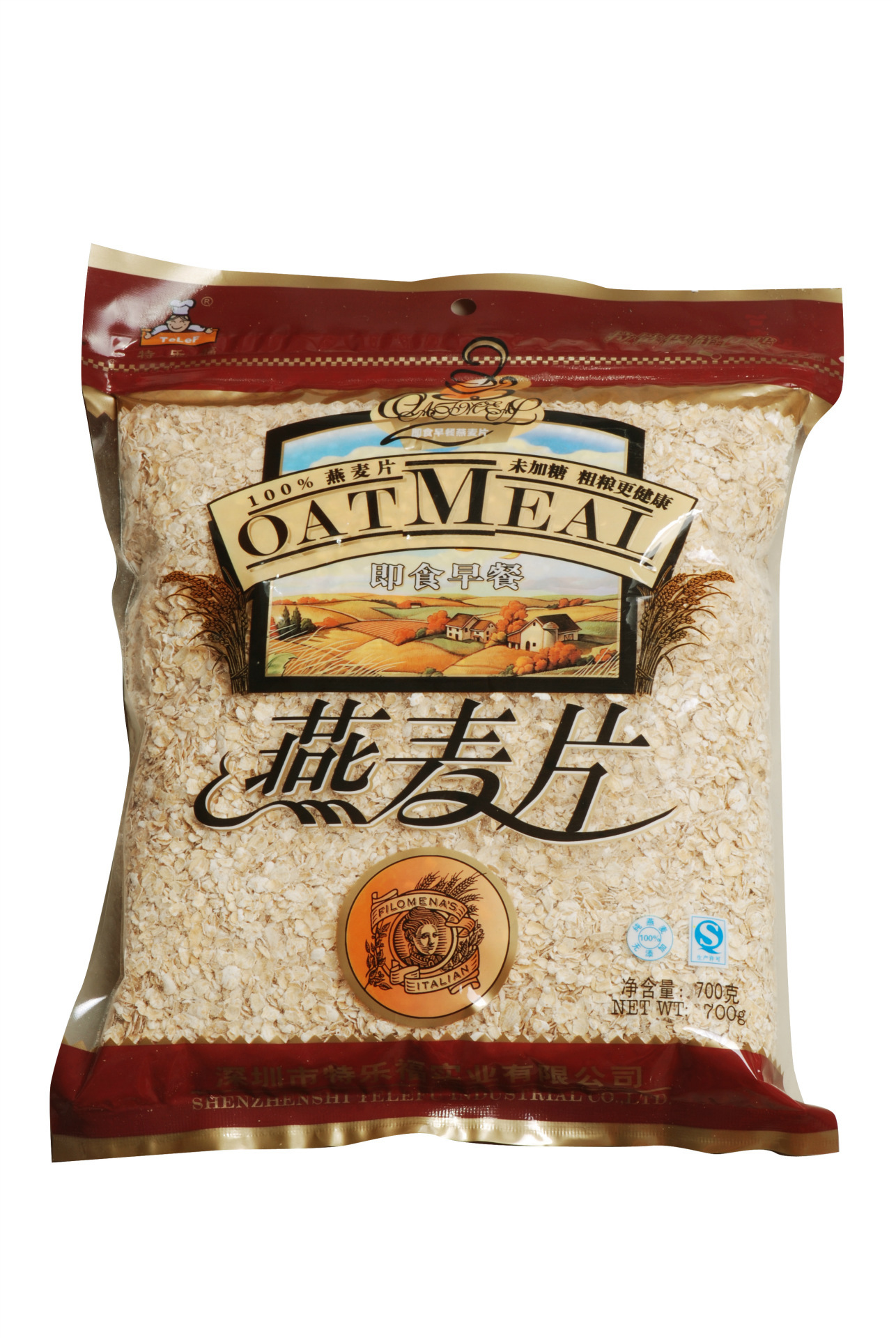 唐人福特乐富即食早餐燕麦片700g