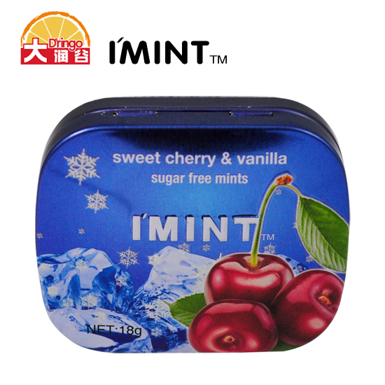 IˊMINT樱桃香草味无糖薄荷糖