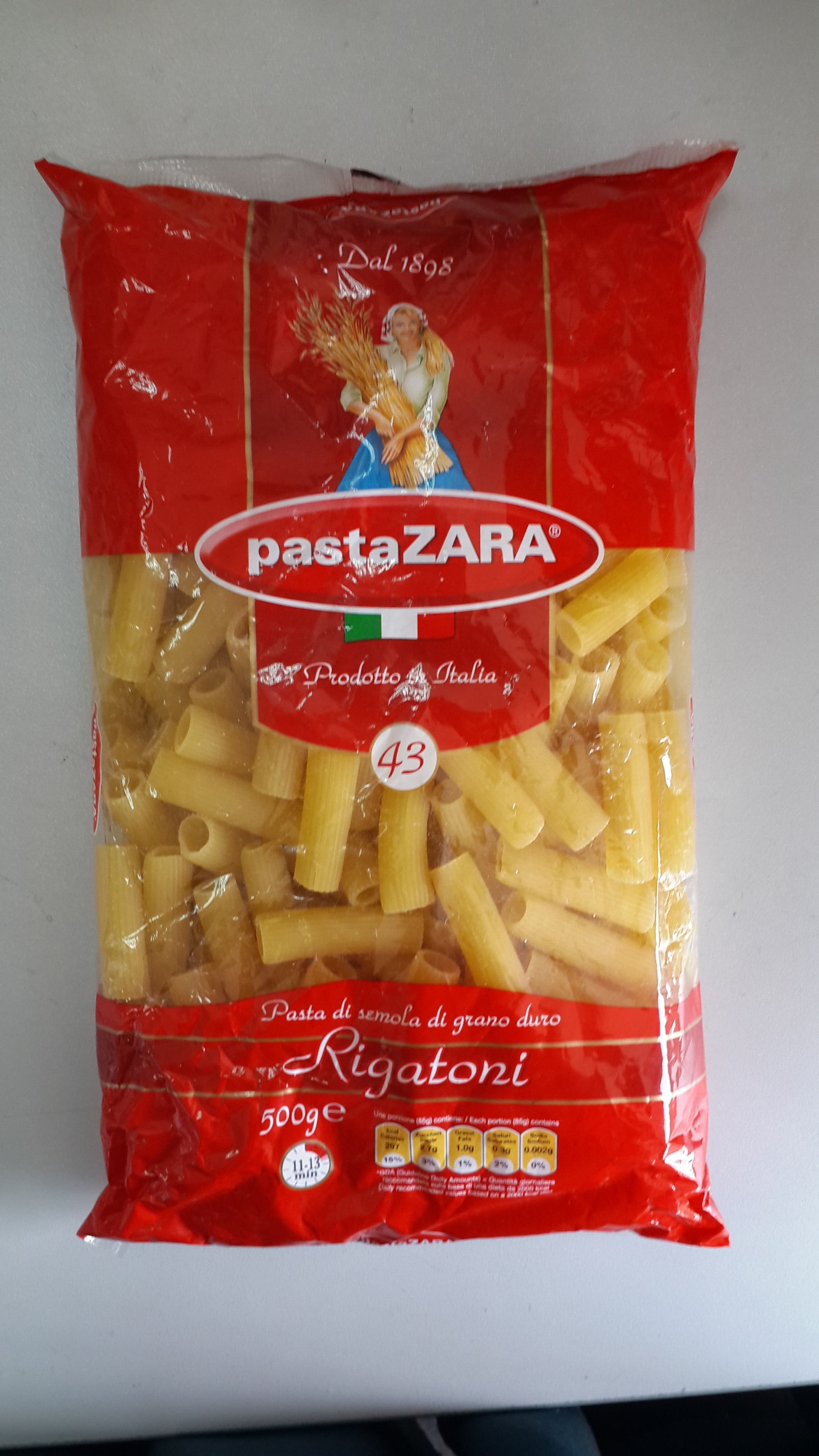 厨乐意大利面条（#43直纹花通型）