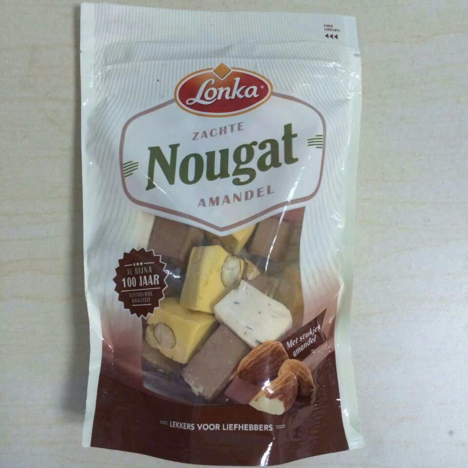 Lonka牌扁桃仁什锦软牛轧糖