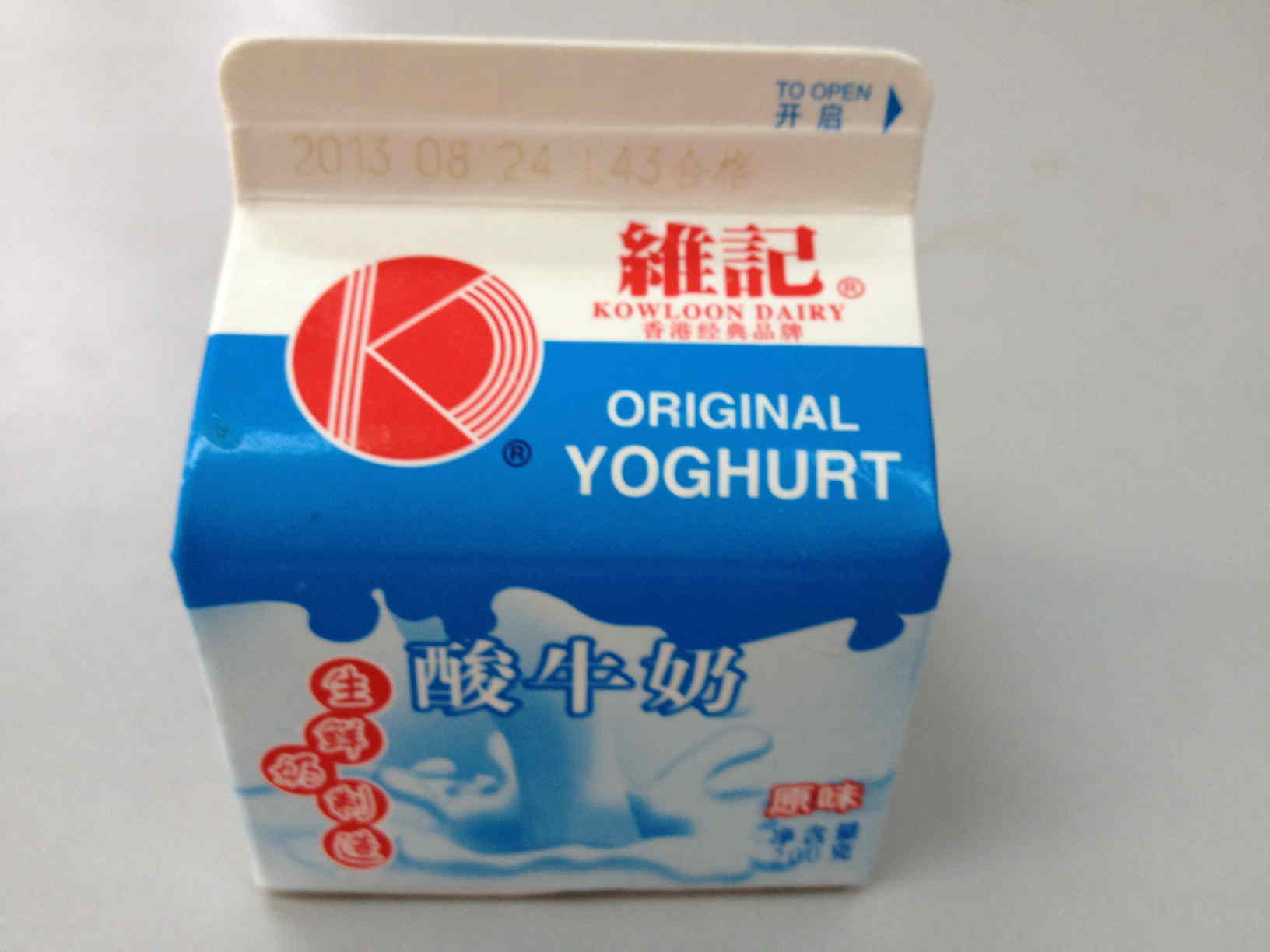 维记原味酸牛奶