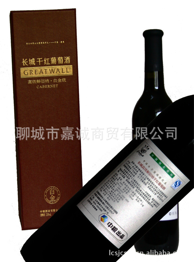 长城红色庄园解百纳干红特级精选葡萄酒
