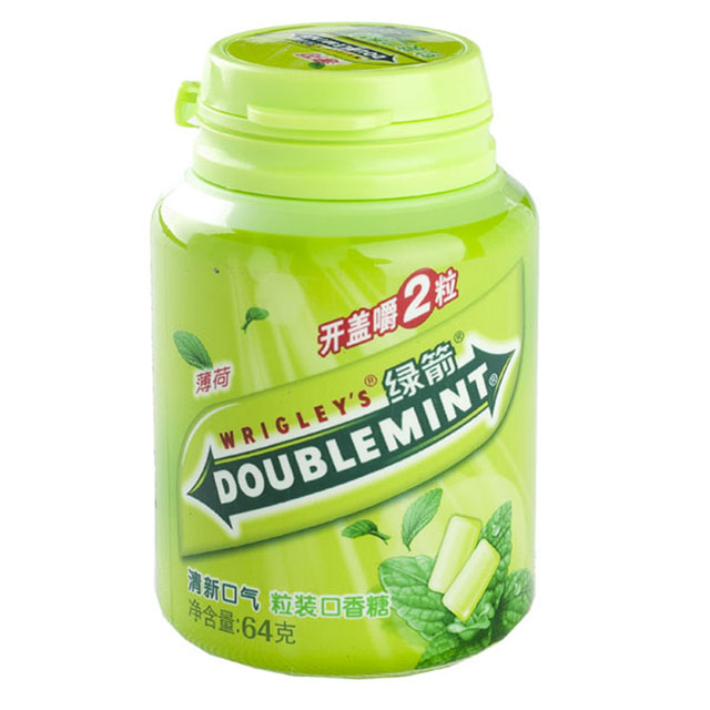 绿箭粒状口香糖（瓶装）