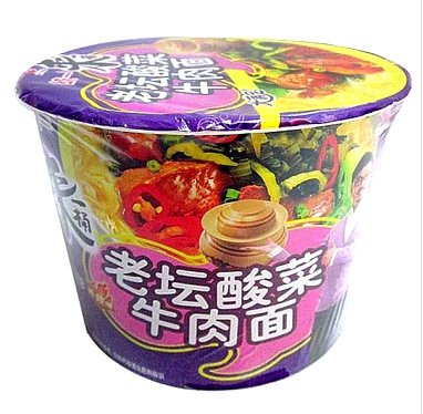 统一来一桶老坛酸菜牛肉面