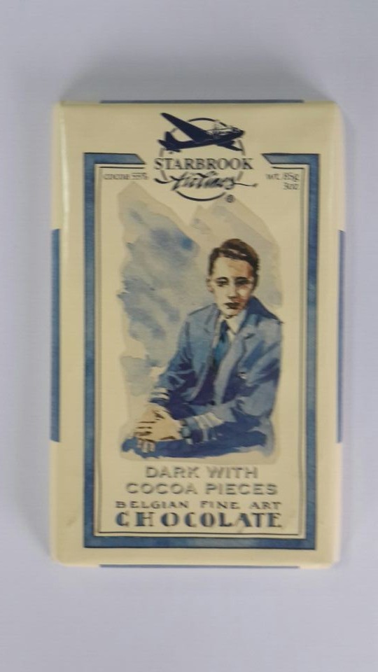 星河航空可可碎片黑巧克力85g