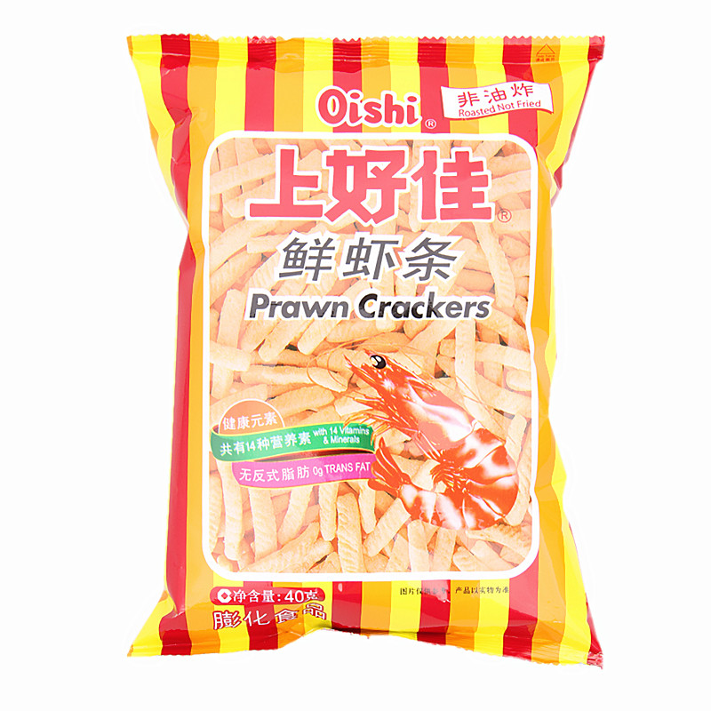 上好佳鲜虾条膨化食品