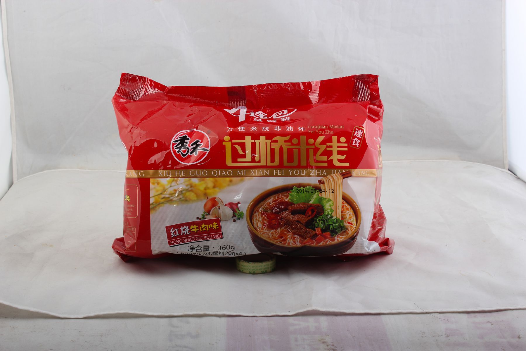 秀禾四袋装红烧牛肉过桥米线