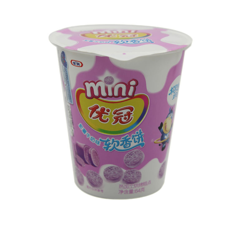 卡夫迷你优冠纯正牛奶味软香饼 64g*24