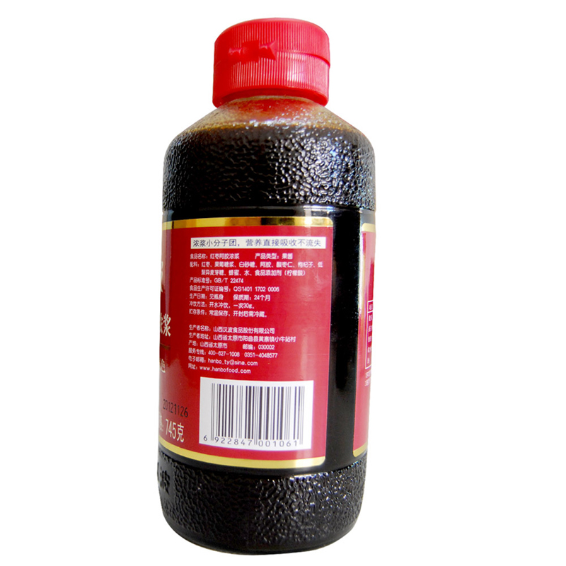 汉波红枣阿胶浓浆745g