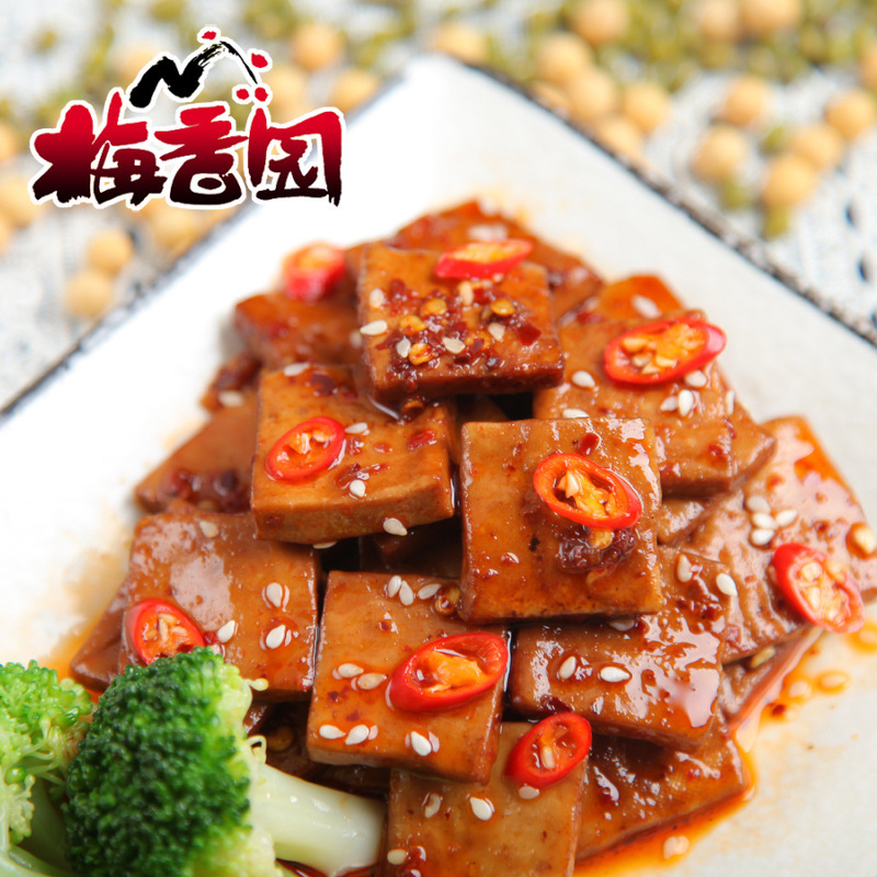 梅香园麻辣豆干