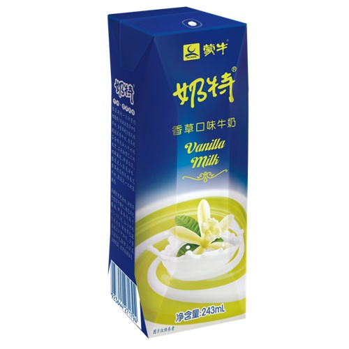 蒙牛奶特香草口味牛奶