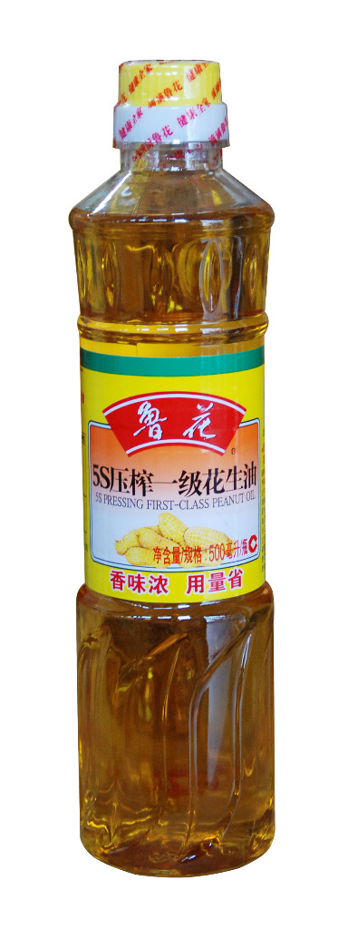 鲁花5S压榨花生油500ml