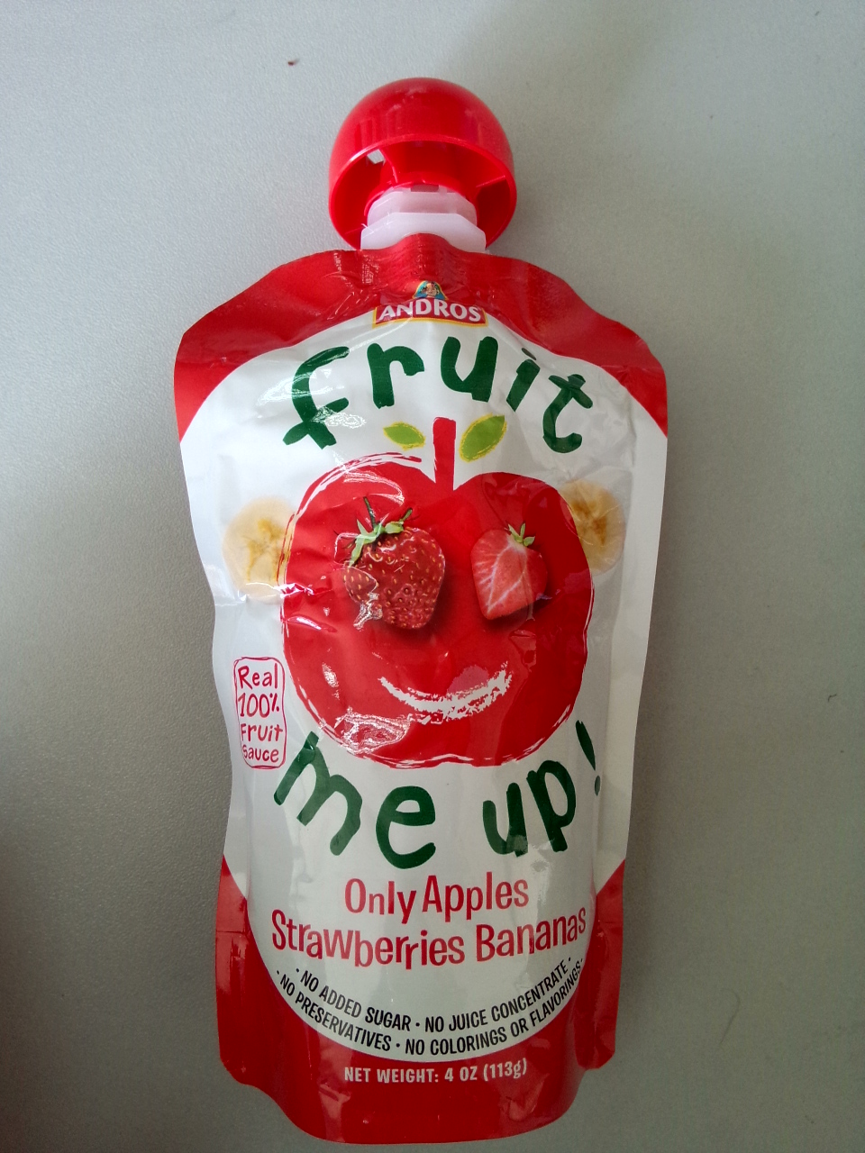 爱果士苹果草莓香蕉可吸果泥