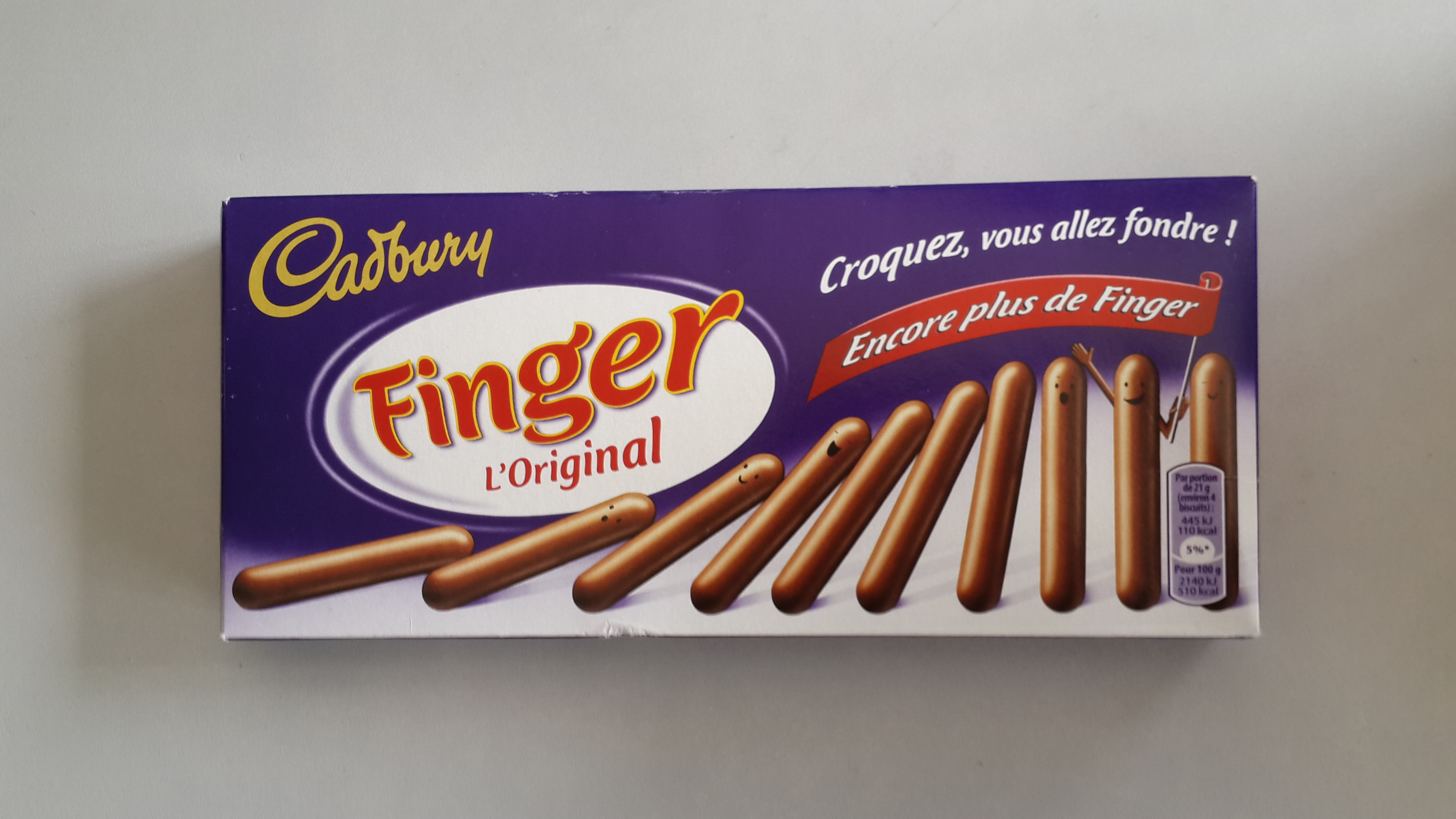 吉百利牛奶巧克力饼干条