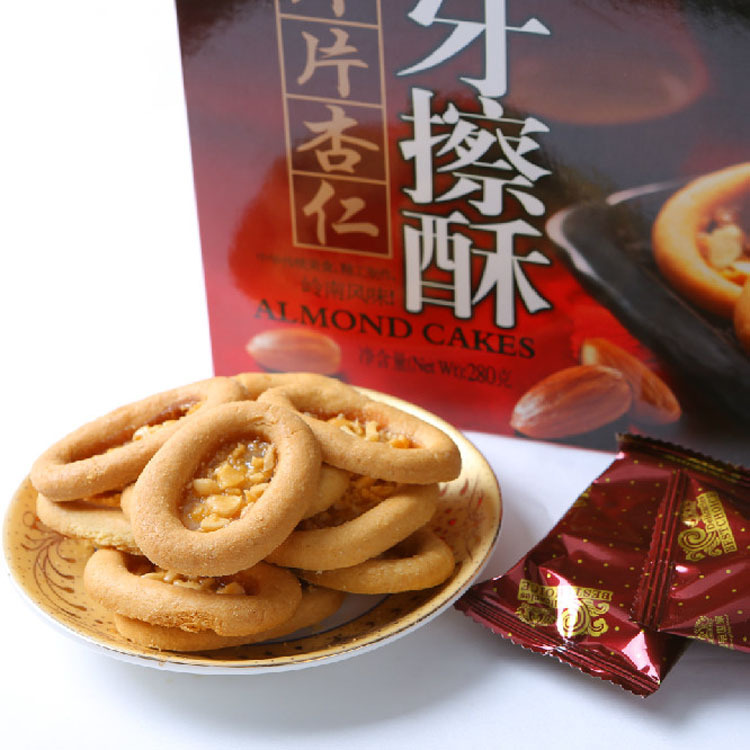 皇冠世家皇冠片片杏仁牙擦酥280克