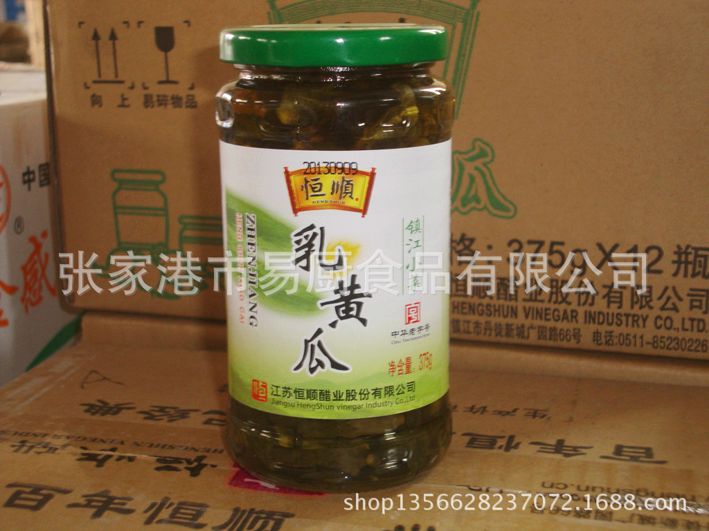 恒顺乳黄瓜375g