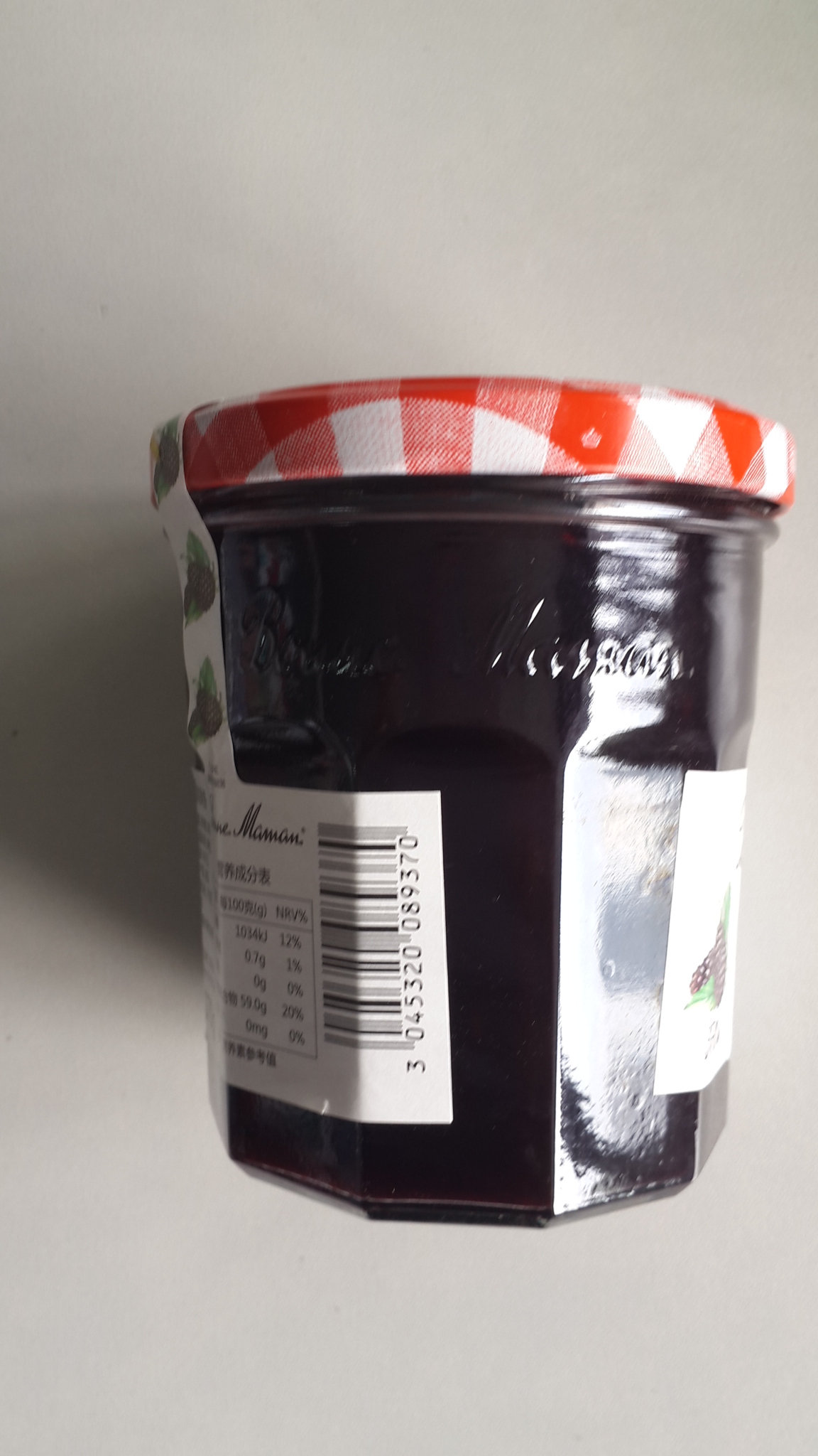 巧婆婆黑莓果酱370g