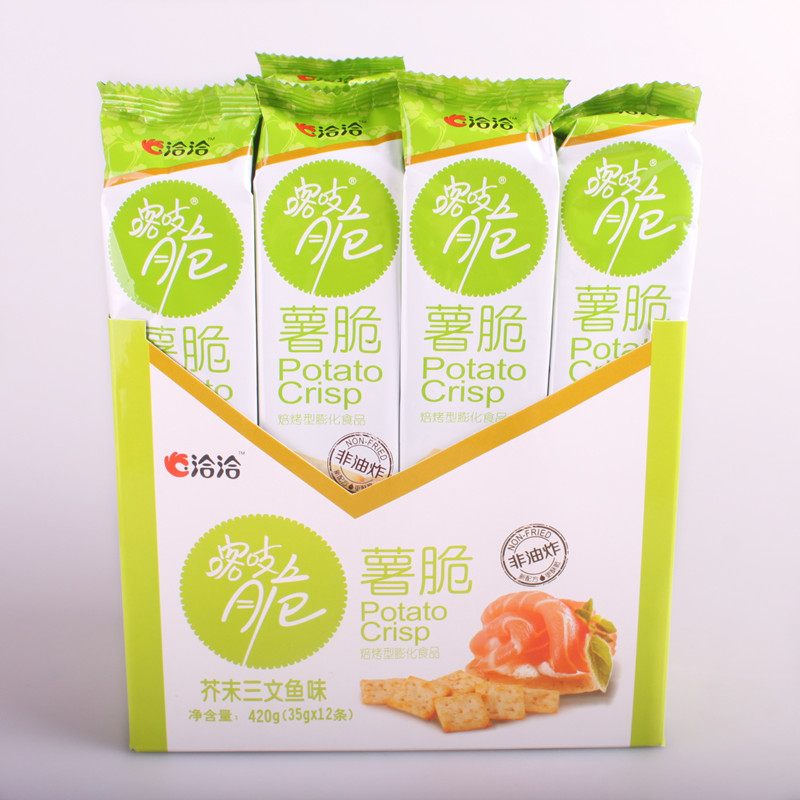 洽洽喀吱脆薯片(芥末三文鱼口味)32g