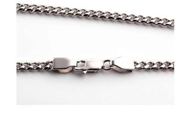 GSUNGPT950铂金男女项链单套马辫老板坦克链小克重轻金白金PT990