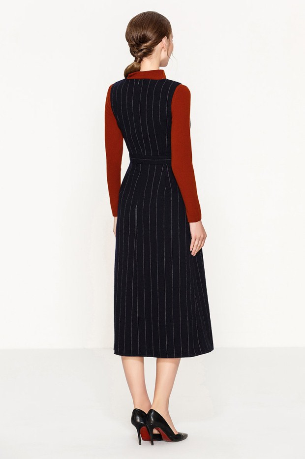 YINER音儿 冬装新款 时尚修身显瘦背带背心裙连衣裙86305280