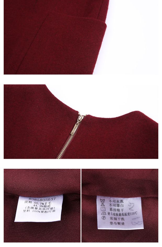 YINER音儿冬季新款优雅复古风H型宽松气质连衣裙85805637配