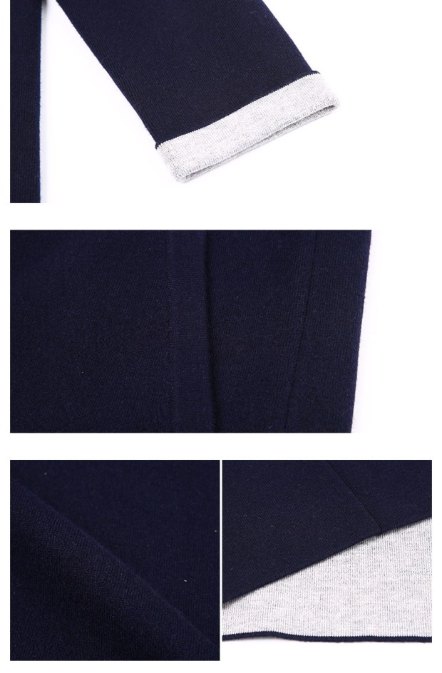 YINER音儿 冬季新款 优雅纯色长款加厚针织衫开衫女85806577