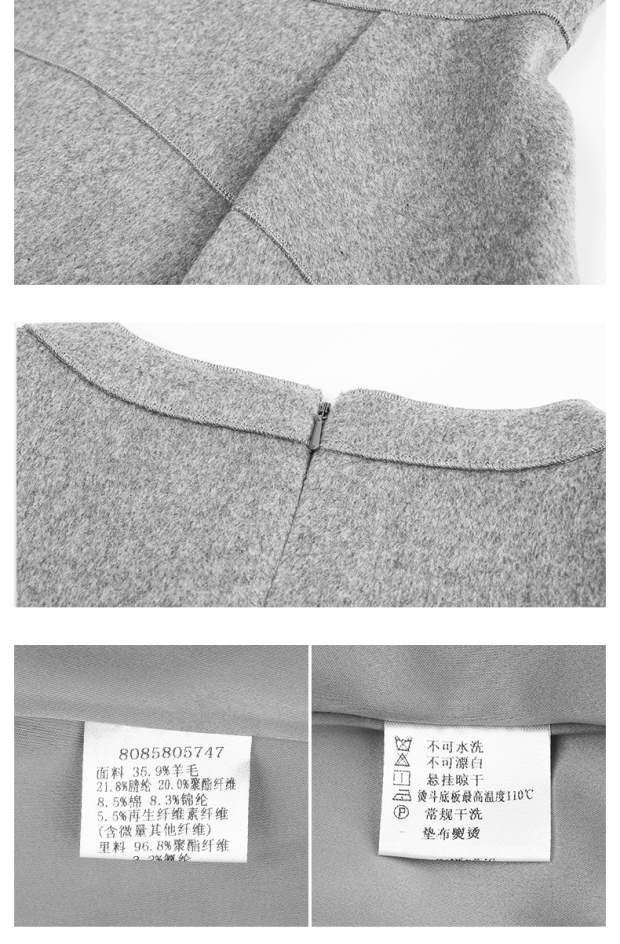 YINER音儿 冬新款 气质淑女A字修身复古连衣裙85805747