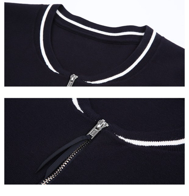 YINER音儿 2017春装新品 气质条纹拉链修身显瘦连衣裙86806151