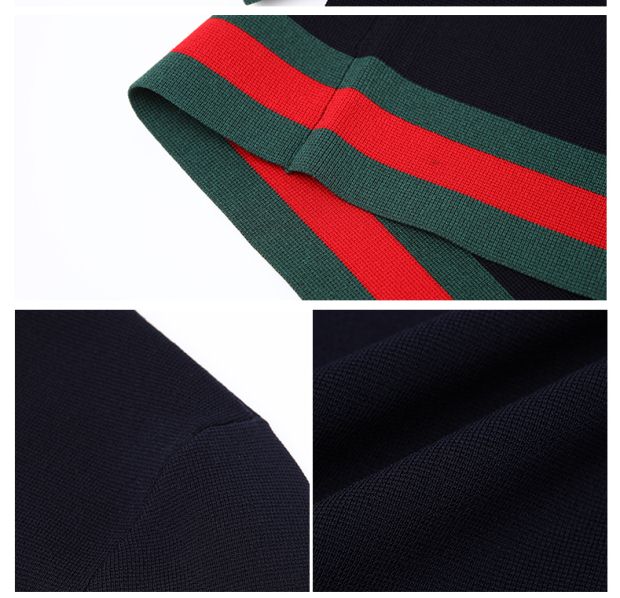 YINER音儿 2017夏季新款 时尚多色条纹拼接修身女上衣8C57206030