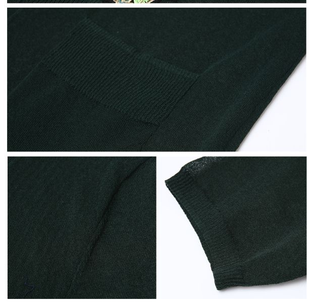 YINER音儿 2017夏季新款 优雅花卉刺绣长款针织开衫女8C57206080