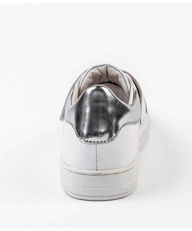 YINER音儿 2017夏季新款 简约时尚魔术贴百搭牛皮女鞋8C57292010