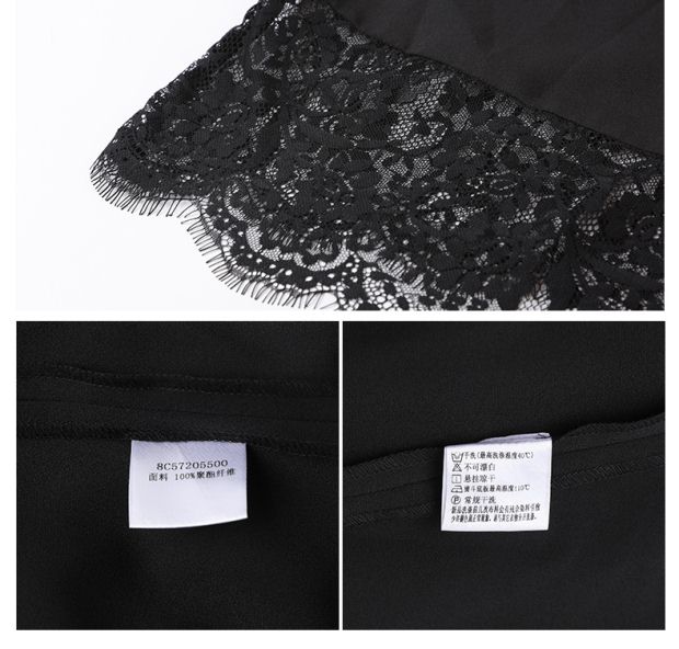 YINER音儿 2017夏季新款 时尚V领撞色拼接修身连衣裙8C57205500配