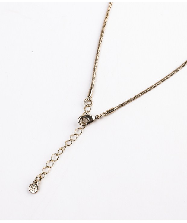 YINER音儿 2017夏季新款 精致百合花型镶钻百搭配饰项链87196120