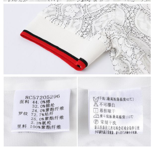 YINER音儿 2017夏季新款 蕾丝镂空拼接V领修身连衣裙8C57205296