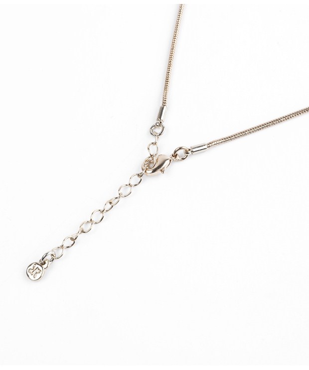 YINER音儿 2017夏季新款 金色立体几何工艺心形配饰项链87196020