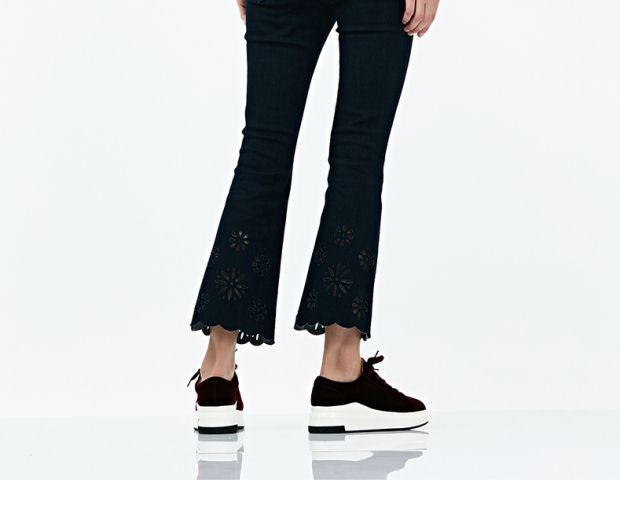 YINER音儿 2017夏季新款 字母印花罗纹圆领拼接女上衣8C57270750