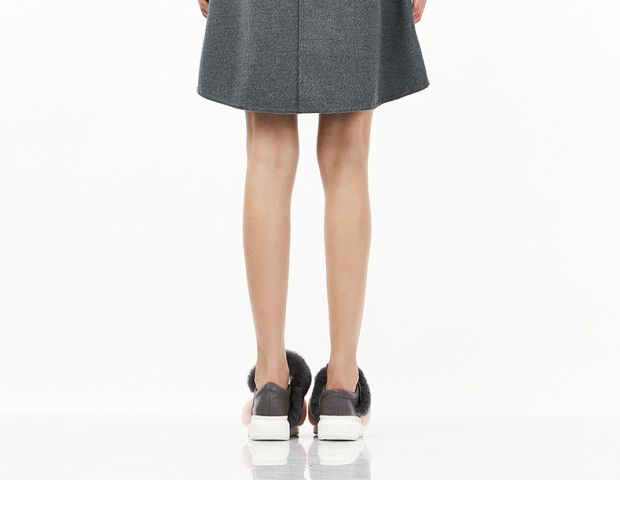 YINER音儿 2017秋季新款 时尚动物印花A字修身连衣裙8C57305020