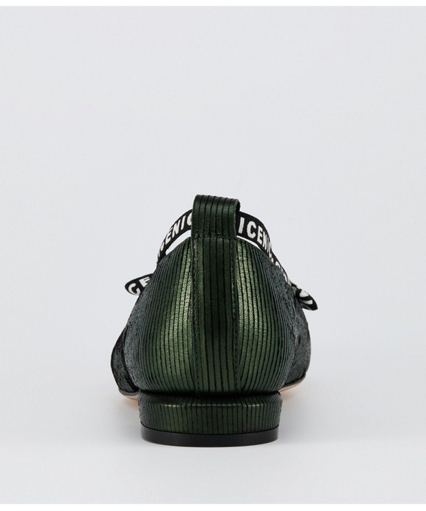 YINER音儿 2017秋季新款时尚复古潮流字母织带女单鞋8C57392030